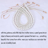 Elegant Pearl Bead Collar Chain Necklace for Women