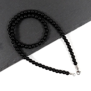 Tiger Eye Bead Necklace 6mm Strand Men's Jewelry Gift
