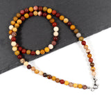 Tiger Eye Bead Necklace 6mm Strand Men's Jewelry Gift