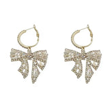 Retro S925 Silver Pearl Earrings High-end Temperament