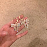 Retro S925 Silver Pearl Earrings High-end Temperament