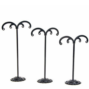 3 Pcs Metal Earrings Display Rack Stand Jewelry Organizer Holder