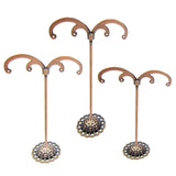3 Pcs Metal Earrings Display Rack Stand Jewelry Organizer Holder