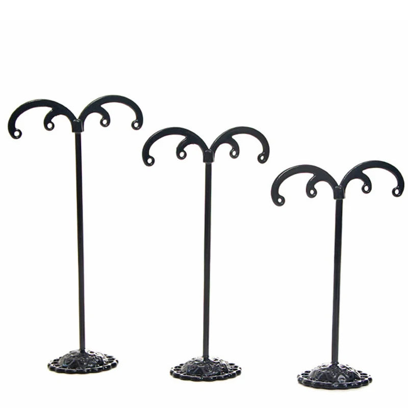 3 Pcs Metal Earrings Display Rack Stand Jewelry Organizer Holder
