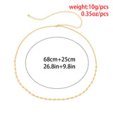 Star Metal Waist Chain Women Sexy Tassel Bikini Body Chain