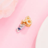Spring 50th Anniversary Mouse Charm Sterling Silver Beads Jewelry Making