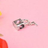 925 Sterling Silver Female Love Bracelets Charms for Jewelry Making