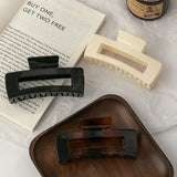 Large Square Hair Clips for Women Plastic Hair Claw