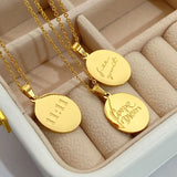Stainless Steel Lucky 11:11 Spirit Words Necklace
