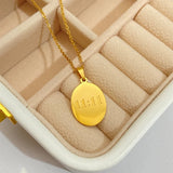 Stainless Steel Lucky 11:11 Spirit Words Necklace