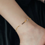 Stainless Steel Summer Ladies Zircon Jewelry for Party