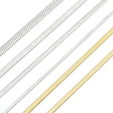 Stainless Steel Herringbone Flat Snake Chain Necklace