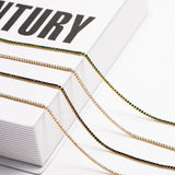 Multicolor Green Tennis Chain Necklace for Women Plated Rhinestone Collars