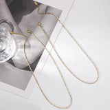 Multicolor Green Tennis Chain Necklace for Women Plated Rhinestone Collars