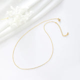 Stainless Steel Necklace Clover 18K Plated Jewelry Women