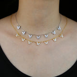 Butterfly CZ 925 Sterling Silver Necklace for Women