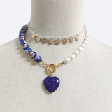 Bohemian Pearl Pendant Necklace Delicate Beads Women Jewelry