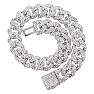 12mm 5A CZ Cuban Foot Chain Anklet for Women