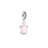 Summer S925 Sterling Silver Camping Night Sky Turtle Charm