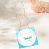 Delicate Chain Purple Stone Necklace with Star Charm