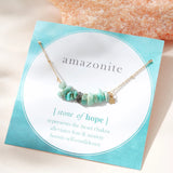 Delicate Chain Purple Stone Necklace with Star Charm