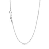 Summer O Shape Pendant 925 Sterling Silver Necklace for Women Gift