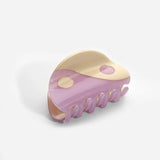 Sweet Large Small Eight-Diagram Hair Clip Headdress Geometric Purple Hairpins