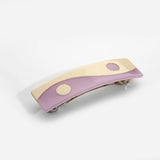 Sweet Large Small Eight-Diagram Hair Clip Headdress Geometric Purple Hairpins