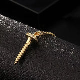 Texture Nail Pendant Necklace for Women