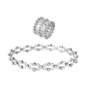 Online Celebrity Retractable Women's Ring Variable Bracelet