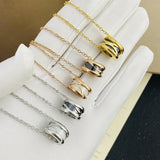 Classic Willow Nail Gear Spring Pendant Necklace Couple Jewelry Birthday Gift