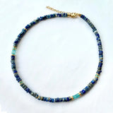 Natural Stone Beaded Necklace High Charm Collier Birthday Gift