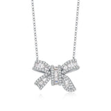 Zircon Bowknot Pendant Necklaces for Women Choker Necklace