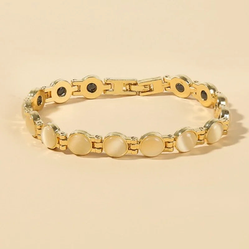 Colorful Stone Bracelet Magnetic Jewelry for Better Sleep Health