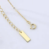 Christmas Tree Pendant Necklace 925 Sterling Silver Jewelry 18K Plated