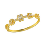 Crystal Bracelets for Women Copper Love Pulseiras Feminina Jewelry