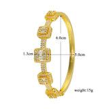 Crystal Bracelets for Women Copper Love Pulseiras Feminina Jewelry