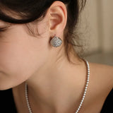 Metal Hoop Earring Round Shape Statement Earrings Accessories Brincos Gift