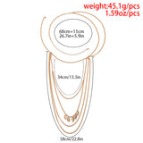Layer Tassel Shoulder Chain Wedding Accessories Necklace for Women