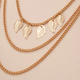 Layer Tassel Shoulder Chain Wedding Accessories Necklace for Women