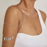 Layer Tassel Shoulder Chain Wedding Accessories Necklace for Women