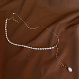 Pearl Bead Letter Necklace Party Jewelry Choker