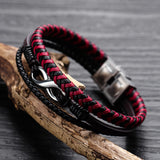Men's Leather Bracelet Hand-woven Multi-layer Accessory