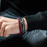 Men's Leather Bracelet Hand-woven Multi-layer Accessory
