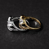Crystal Zircon Engagement Rings for Women Wedding Jewelry
