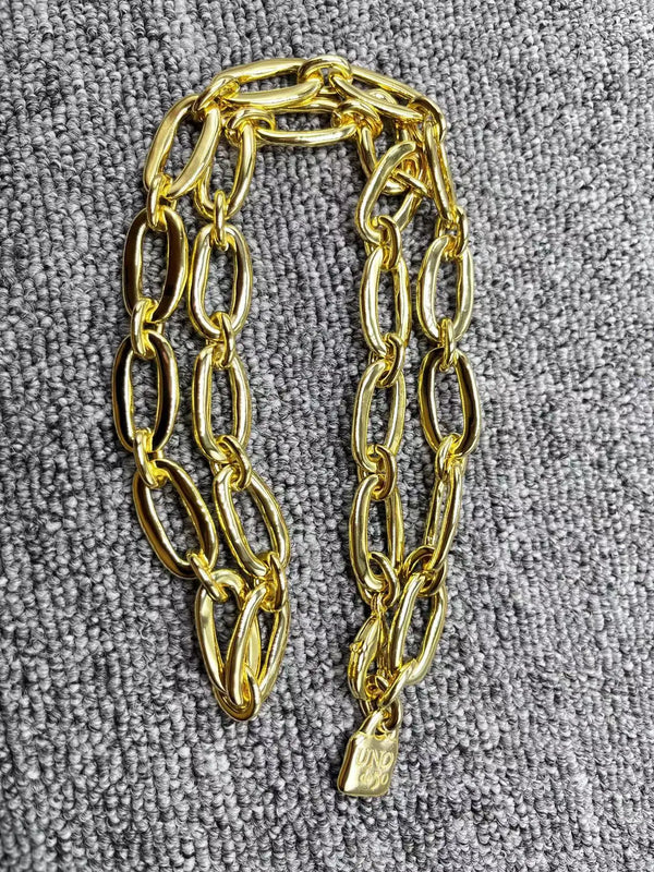 High Original Electroplated 14K 925 Silver Chain Necklace Holiday Jewelry Gift