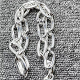 High Electroplated 925 Silver Chain Necklace Holiday Gift