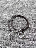 925 Silver Knot Love Fork Chain Necklace Holiday Jewelry Gift