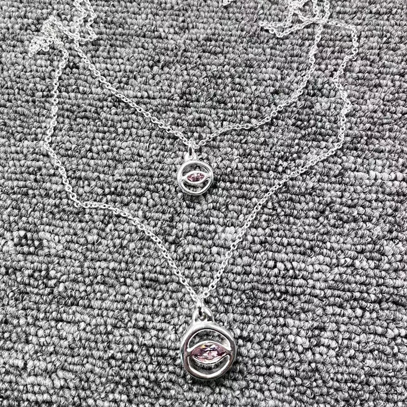 Electroplated 925 Silver Light Necklace Jewelry Gift