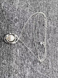 Electroplated 925 Silver Pearl Necklace Jewelry